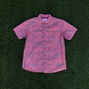 Reef Floral Dress Shirt Size Large